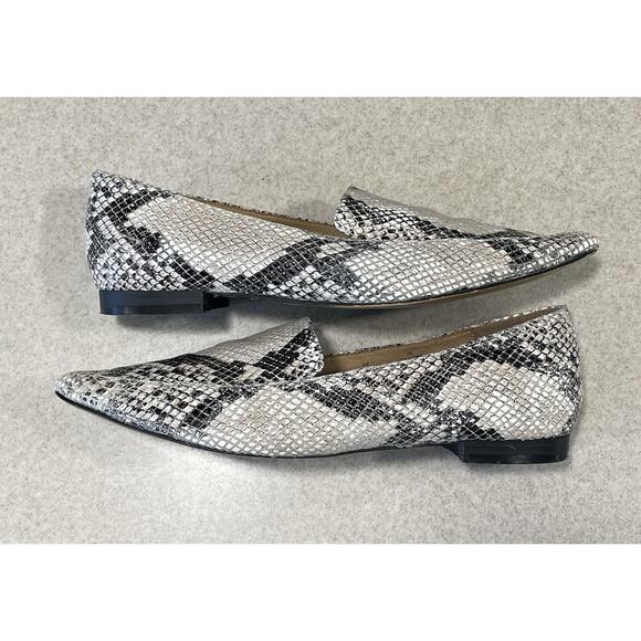 Halogen Women’s Size 7M Leather Snake Print Loafers Flats - Picture 6 of 12